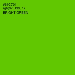 #61C701 - Bright Green Color Image